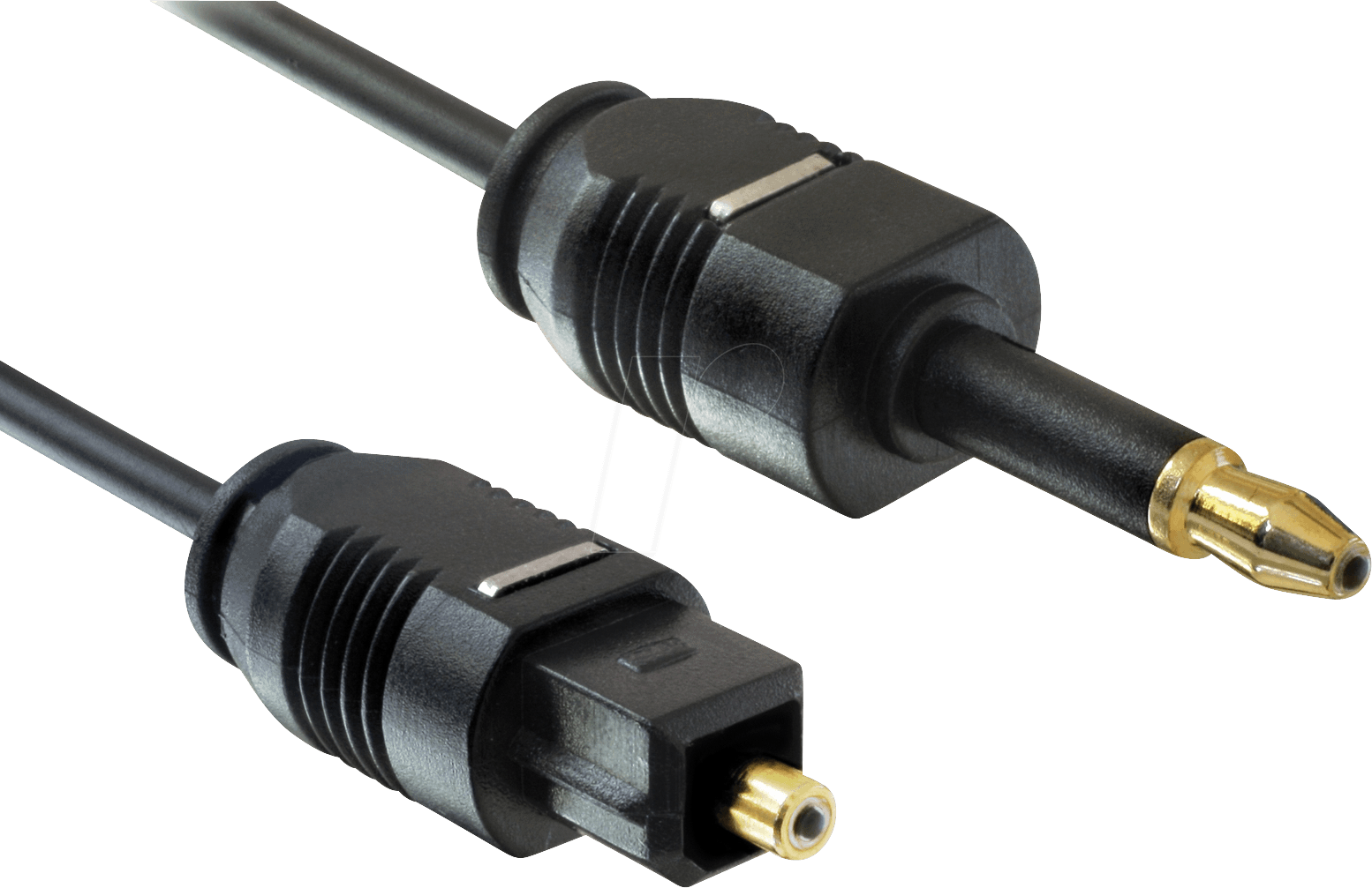 DELOCK 82875 - Toslink Kabel, Toslink Stecker auf 3,5 mm Mini Stecker, 1 m