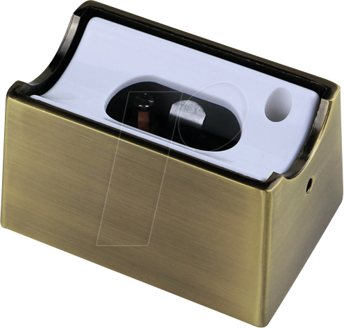 SCHI 600851514 - Lampenfassung S14d , Metall, Messing gebürstet