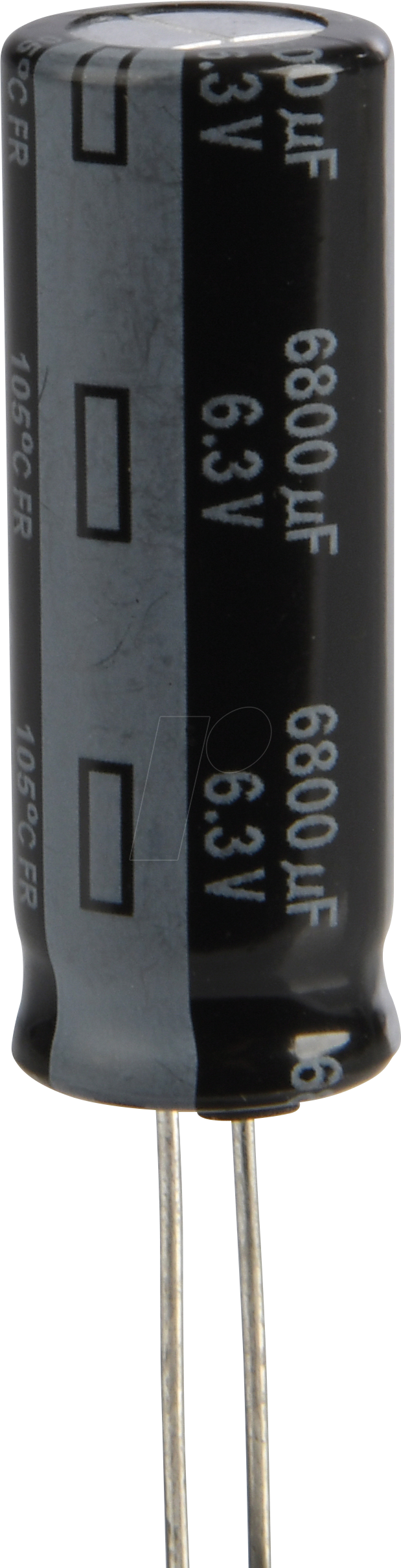 FR-A 6800U 6,3 - Elko radial, 6.800µF, 6,3V, 105°C, low ESR