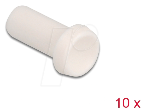 DELOCK 86845 - LWL Staubschutzkappe für SC / FC / ST Steckverbinder, 10 Stück