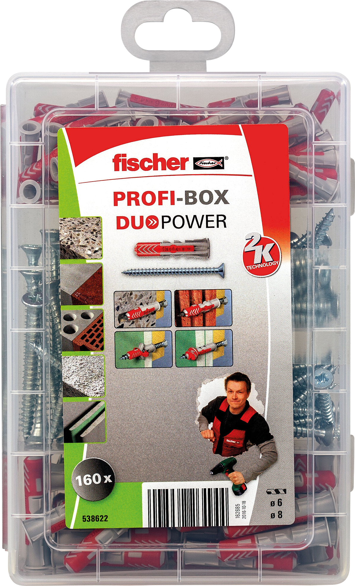 Thumbnail - FD 538622 - Profibox - DuoPower + S, 160 Teile