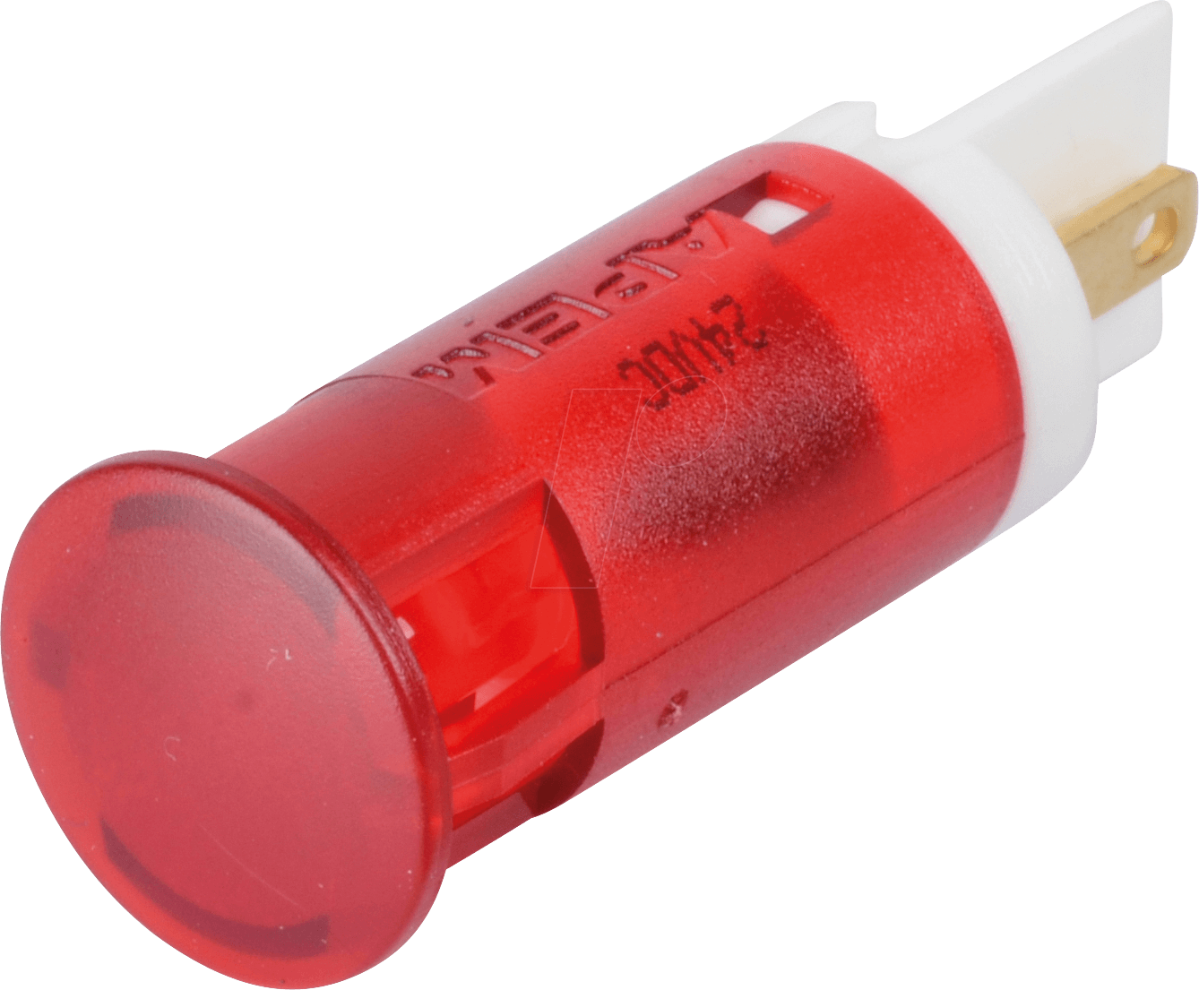 APM QS121 R24 - LED-Signalleuchte, rot, 24 V, Ø 12 mm, rund, FASTON