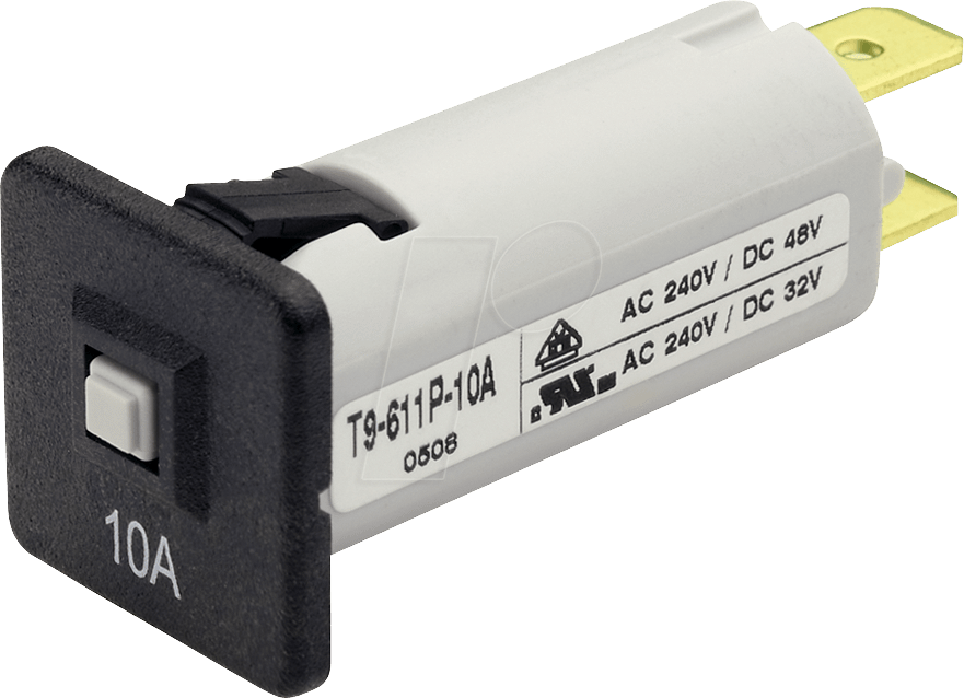T9-611P 14A - Rückstellbarer Geräteschutzschalter, 14,0A