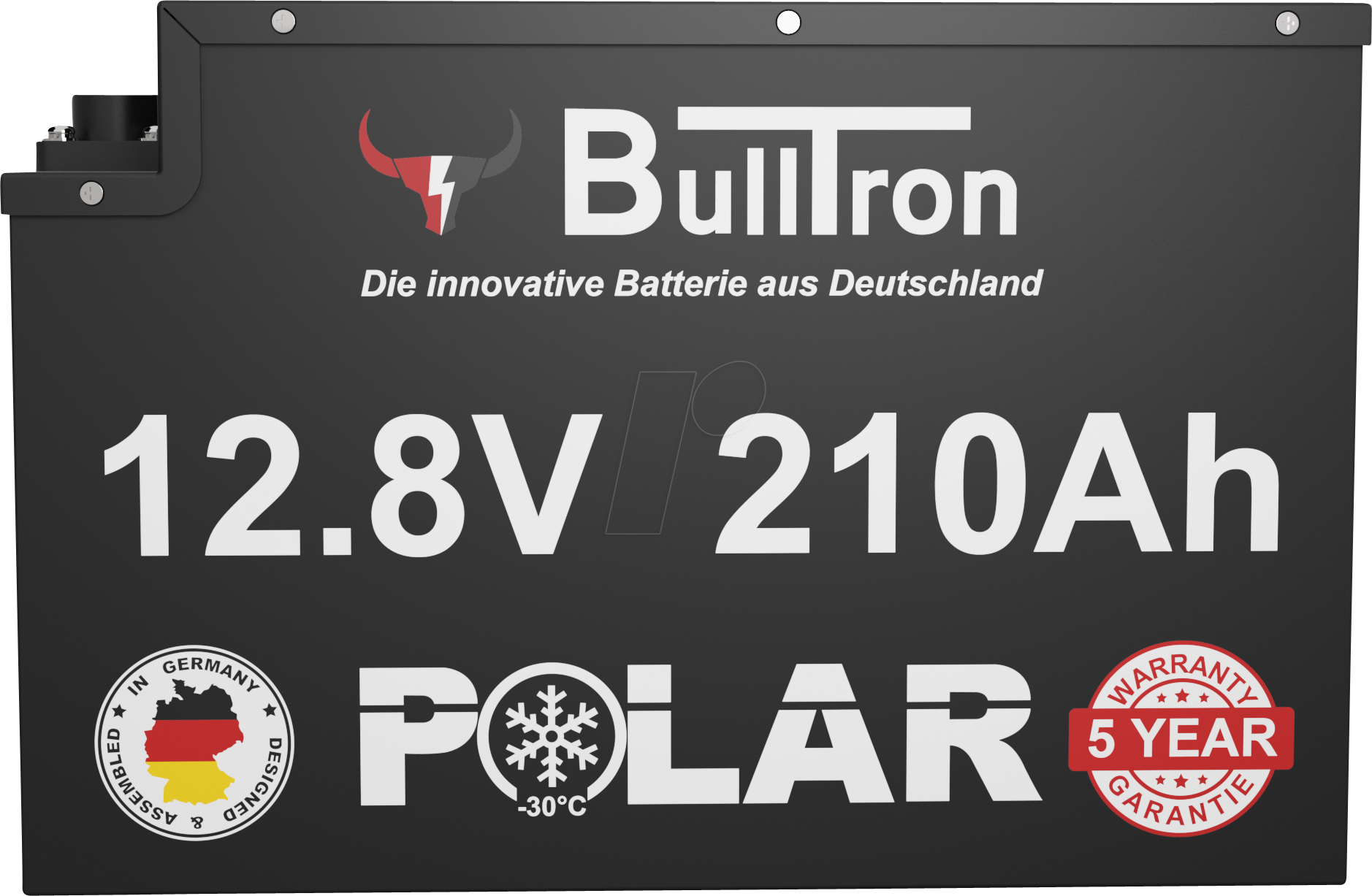 BULL 12.8-210P - Lithium-Akku, LiFePO4, 12,8 V, 210 Ah, BT BMS, Polar