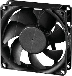 SUN MF80251V1-1G - Axiallüfter, 80x80x25mm, 12V, 69,9m³/h, 33dBA