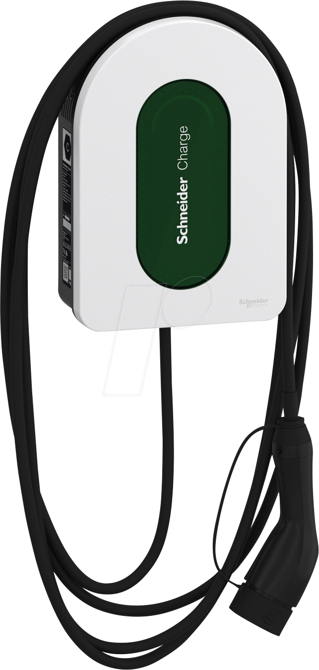 Thumbnail - EVH5A11N2C7 - Smarte Wallbox, 11kW, Typ 2, Kabel 7m, 6mA-Erkennung, WiFi, App