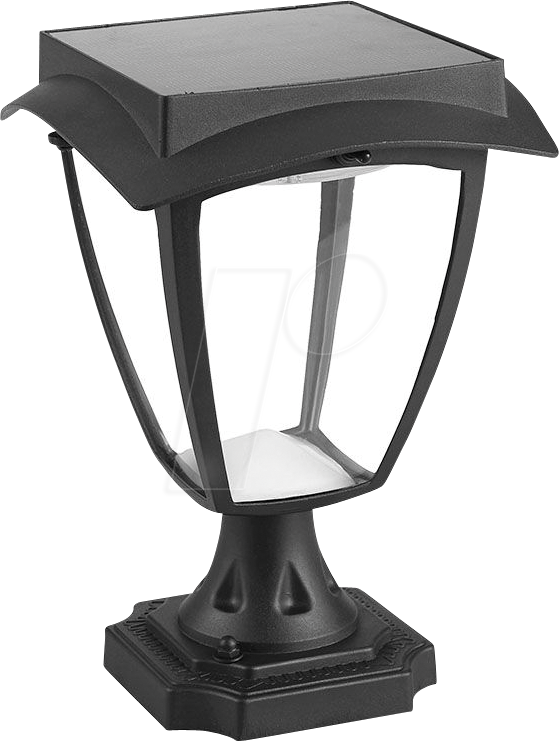 VT-2893 - LED Solar-Tischleuchte, 2 W, 3000/6000 K, Schwarz, IP65