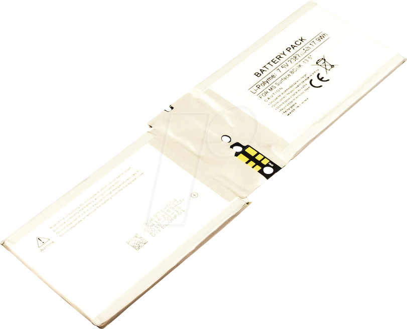 AKKU 30904 - Tablet-Akku für Microsoft-Geräte, Li-Po, 2387 mAh