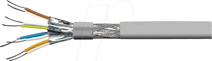 VALUE 21991800 - Cat.8 Netzwerkkabel, S/FTP (PiMF), grau, 100 m