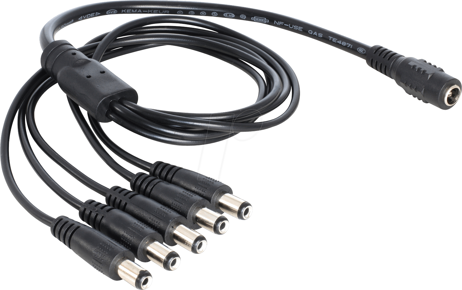 Thumbnail - DELOCK 83288 - Verteiler, 500 mm, DC-Stecker auf DC-Kupplung, 5-fach