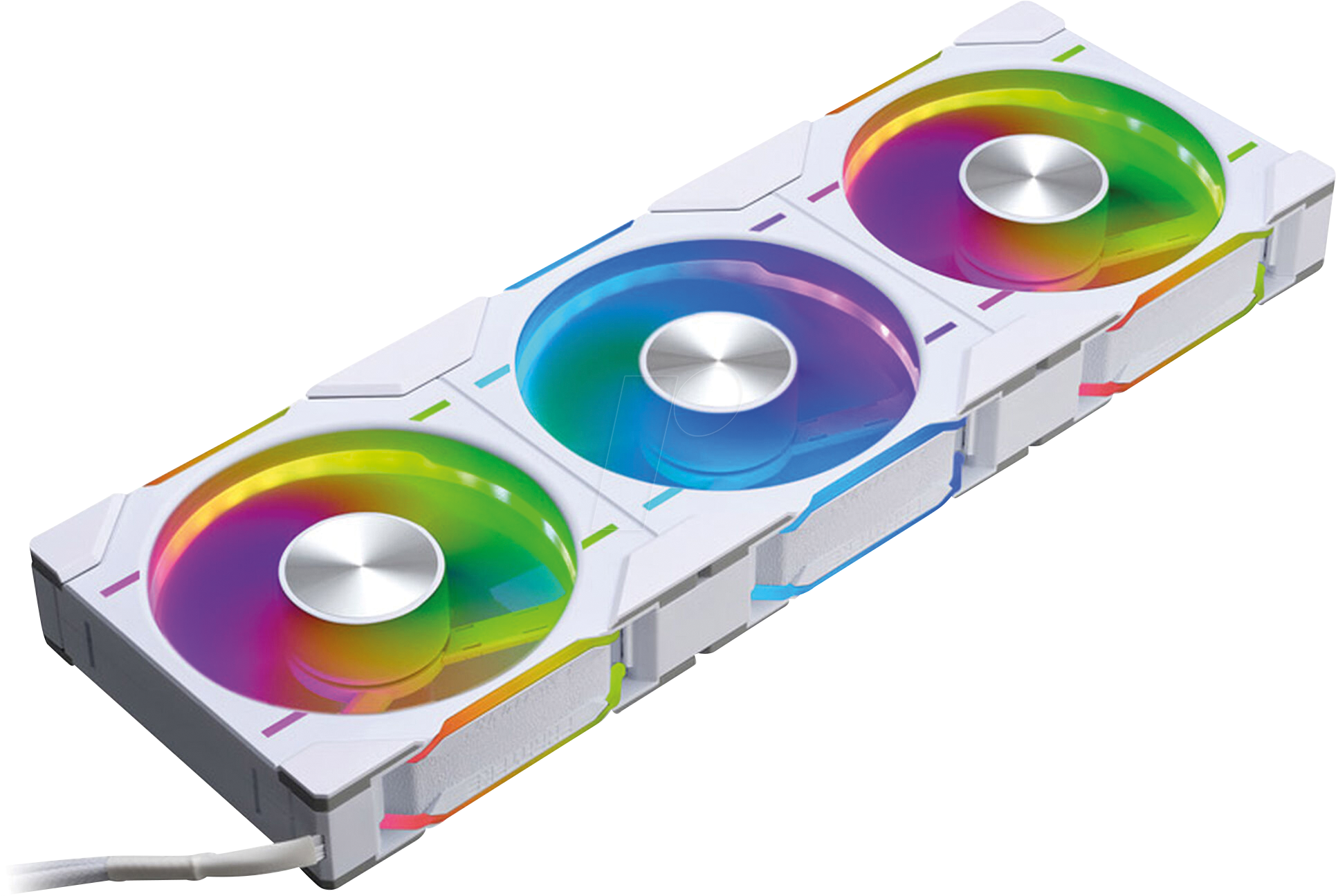 PHT F120D30WT3P - PHANTEKS D30, Airflow D-RGB, 120mm, weiß, 3P