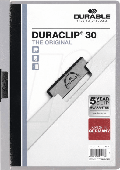 DURABLE 220001 - Klemm-Mappe, schwarz