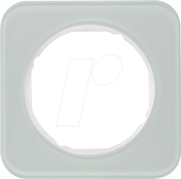 BERKER 10112109 - Rahmen 1fach R.1 Glas, polarweiß