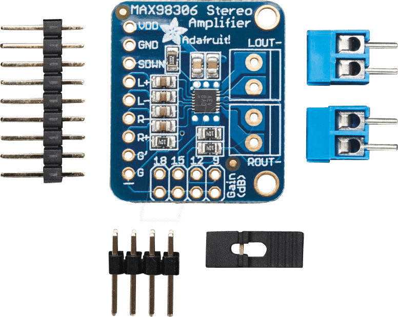 DEBO SOUND AMP2 - Entwicklerboards - Audioverstärker, Stereo, 3,7 W, Klasse D, MAX