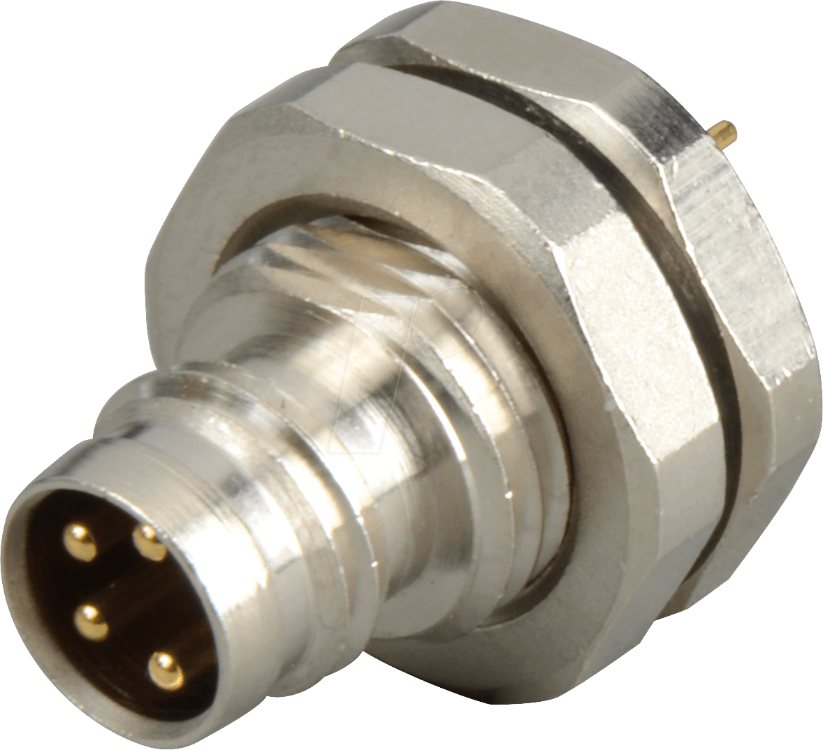 RSMHL 4 - M8-Stecker, 4-polig, Print, Hinterwandmontage