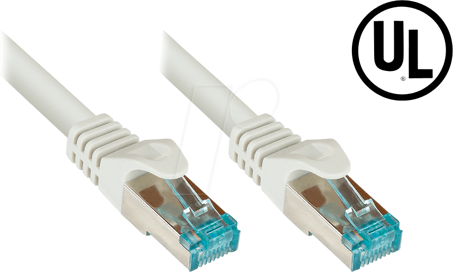 GC 8064-H020 - Patchkabel, Cat.6A, S/FTP, mit Prüfprotokoll, 2 m, grau
