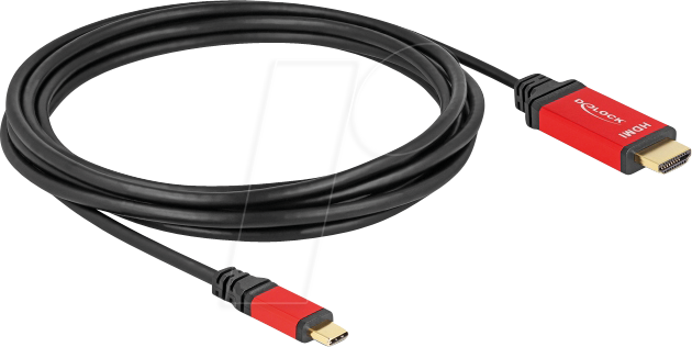 DELOCK 80097 - Adapterkabel USB C > HDMI, 8K@60Hz, 1.4, 3,0 m