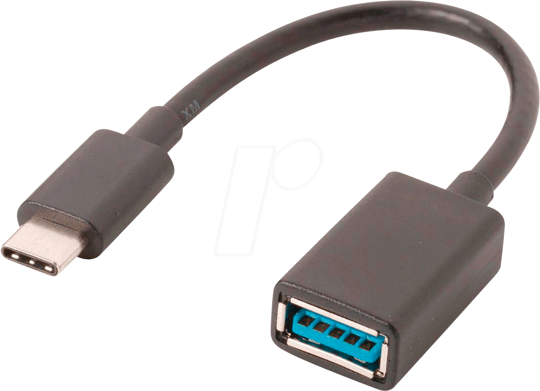 N CCGB61710BK02 - USB 5 Gb/s Kabel, Stecker Typ C > A-Buchse, 0,15 m, Schwarz