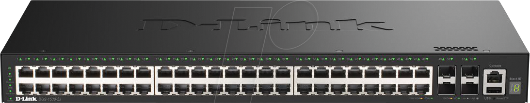 D-LINK 153052E - Switch, 52-Port, Gigabit Ethernet, SFP+