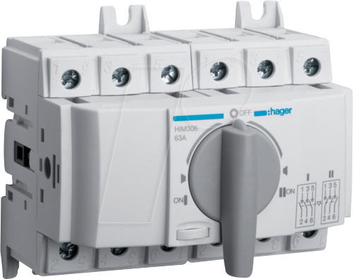 HAGER HIM306 - Lastumschalter 3polig 63A