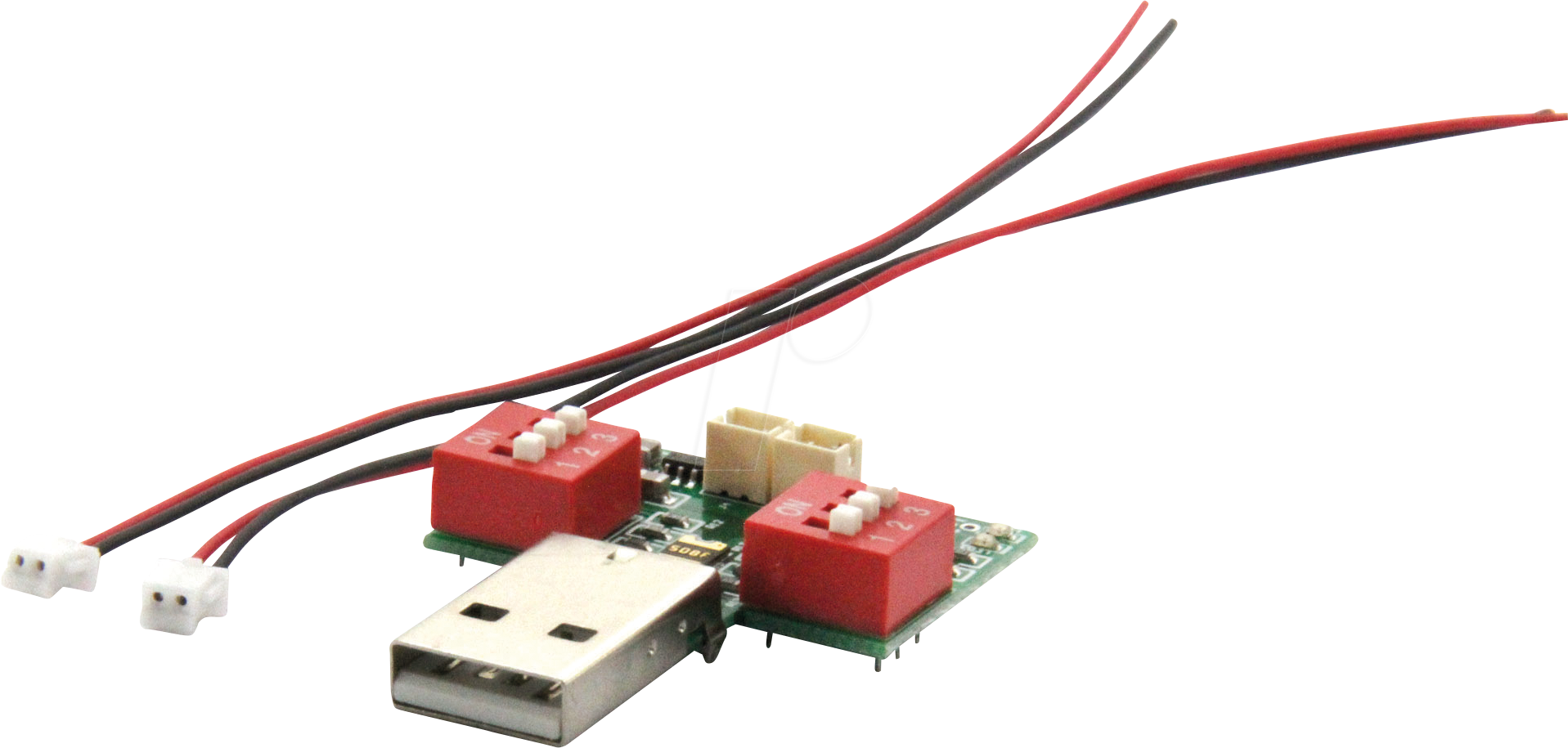 DEBO CHARGE 2X1 - Entwicklerboards - Doppel-Ladeplatine für LiPo-Akkus, 3,7V, USB