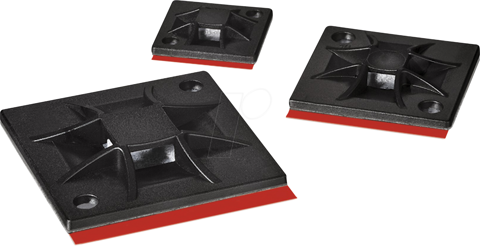 HT 151-02976 - Klebesockel 40x40mm QM40APT-A schwarz