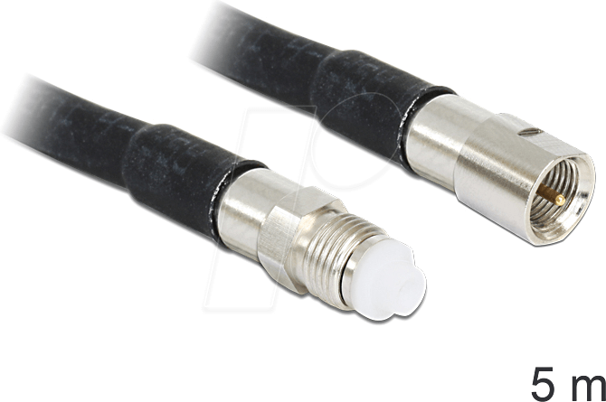 DELOCK 88668 - HF Antennenkabel, FME Buchse > FME Stecker, 5 m