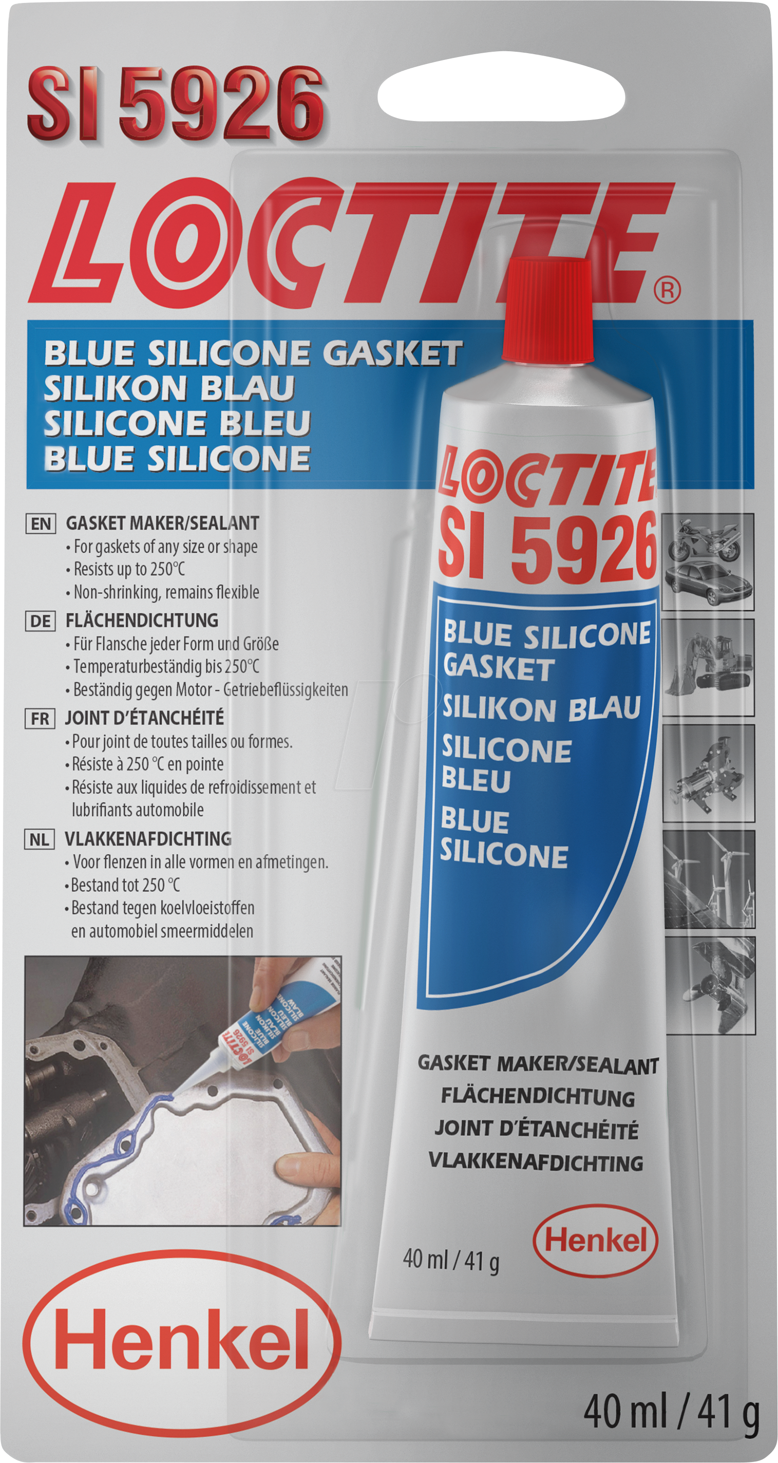 LOCTITE 5926 - Flächendichtung, Silikonpaste, 40 ml