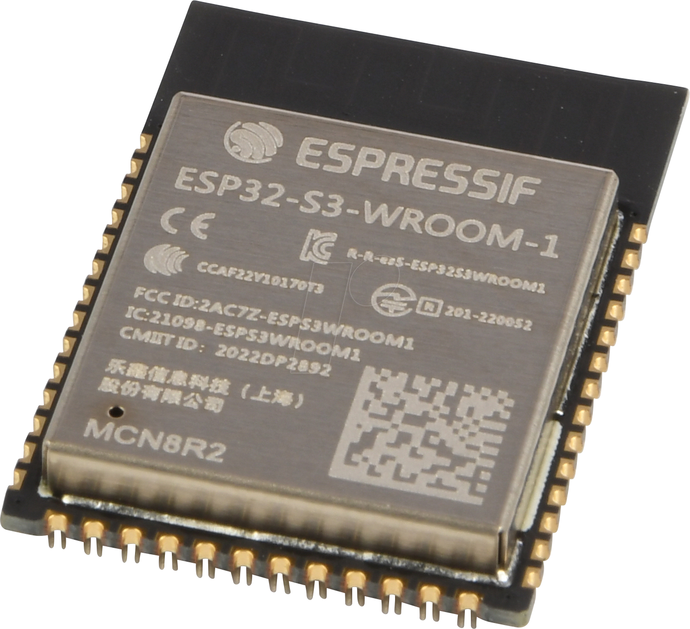 ESP32S3WRM1N8R2 - WiFi-Modul 802.11/BT 2,4-2,5GHz, 150Mb/s