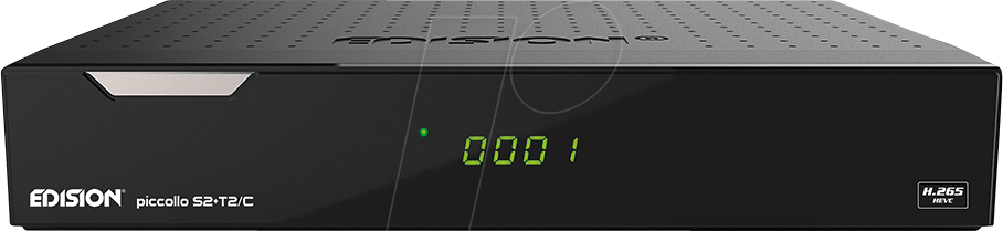 EDISION PICCOLLO - Receiver, DVB-S2, DVB-T2/C