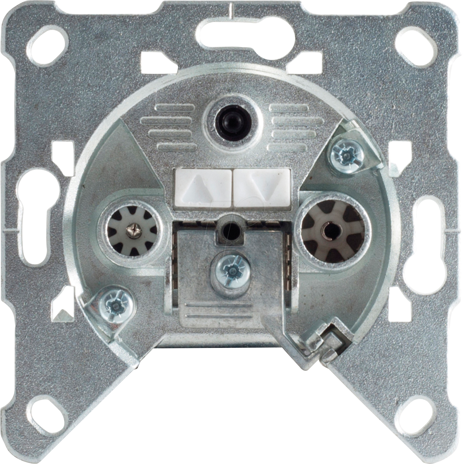 SHVP BS15-93002 - 3-Loch SAT+BK-Antennen-Durchgangsdose, Klemm,11 dB