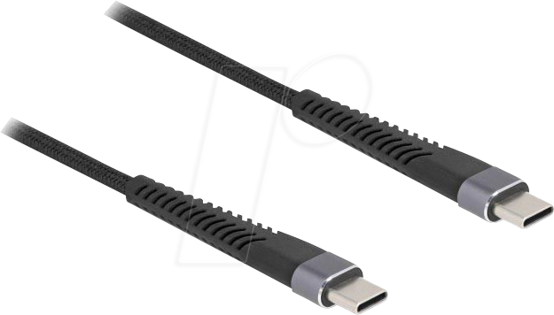 Thumbnail - DELOCK 81125 - USB 2.0 Kabel, C Stecker auf C Stecker, 60 W, 2 m