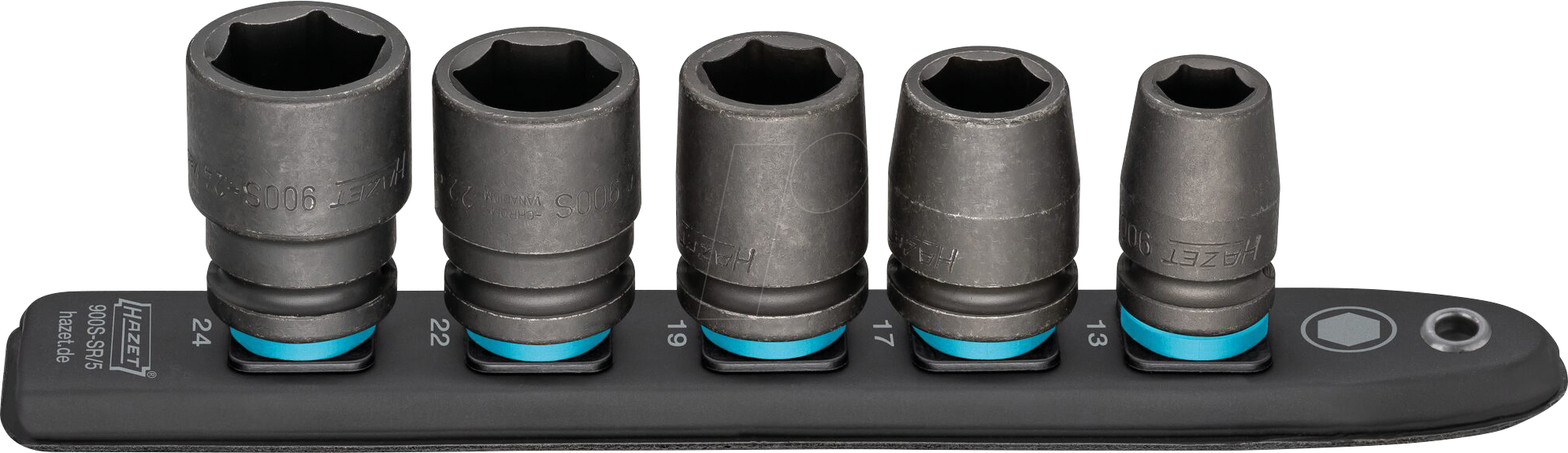 HZ 900S-SR/5 - SmartRail 1/2´´Kraft-Nüsse, 5-teilig