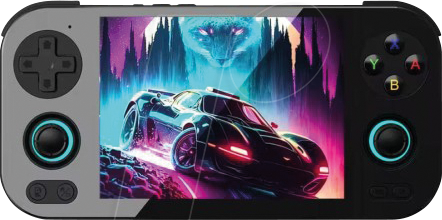 ANB RG476H SW - Anbernic RG40XXH, Spielkonsole, 128 GB, schwarz