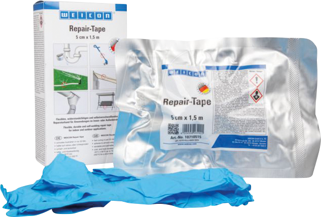 WEICON 10710515 - Repair-Tape, Reparaturband, 1,5 m x 5 cm, selbstschweißend