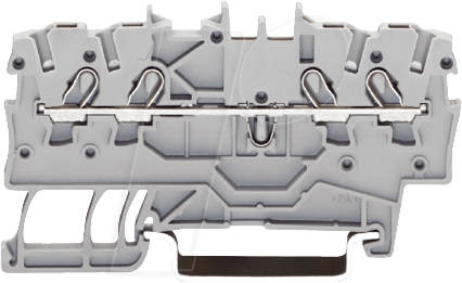 WAGO 2000-1401 - Durchgangsklemme, 4-Leiter, Ø 0,14 - 1,0 mm