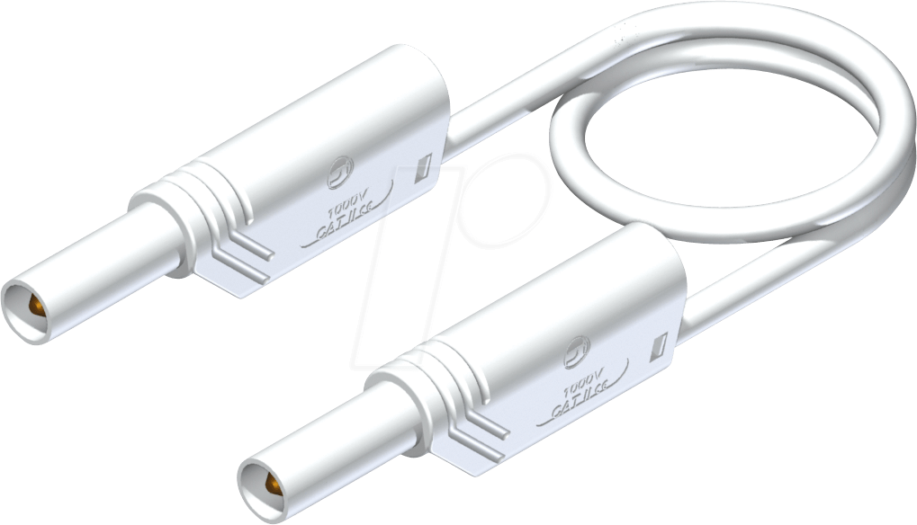 MLS WS 25 25 WS - Messleitung, 2,5 mm², 0,25 m, weiß, gesichert, stapelbar