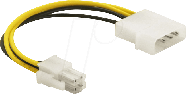 DELOCK 82391 - Molex 4 Pin Stecker > P4 Pin Stecker, 15 cm