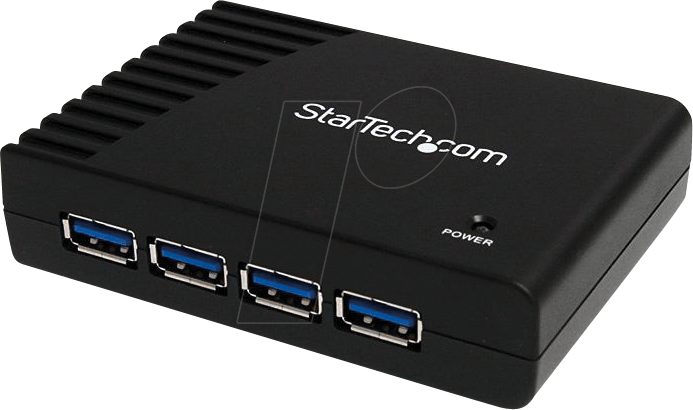 ST 4300USB3EU - USB 3.0 4 Port Hub, 4x USB-A, schwarz