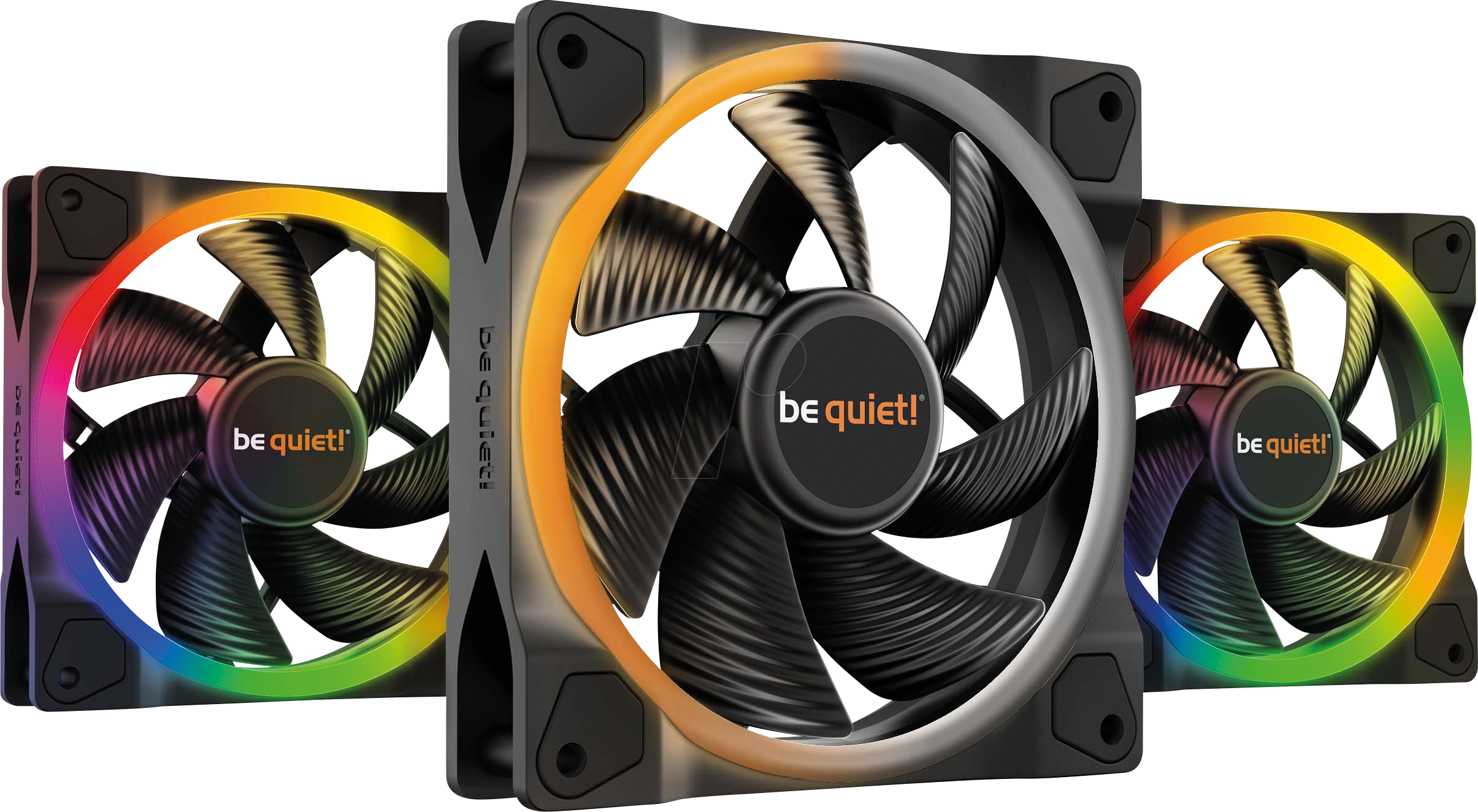 BQT BL076 - be quiet! Light Wings 120mm PWM Triple Pack