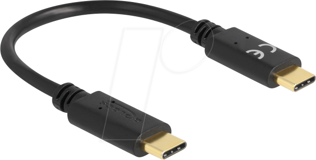 DELOCK 85356 - Ladekabel, USB-C -> C, E-Marker, 5 A, 15 cm