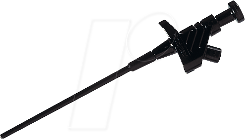 KLEPS 30 SW - Klemmprüfspitze, 4 mm, schwarz