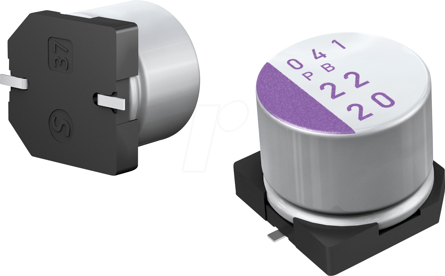 SVP 22/20 - Polymerkondensator, 22µF, 20V, 2000h, low ESR