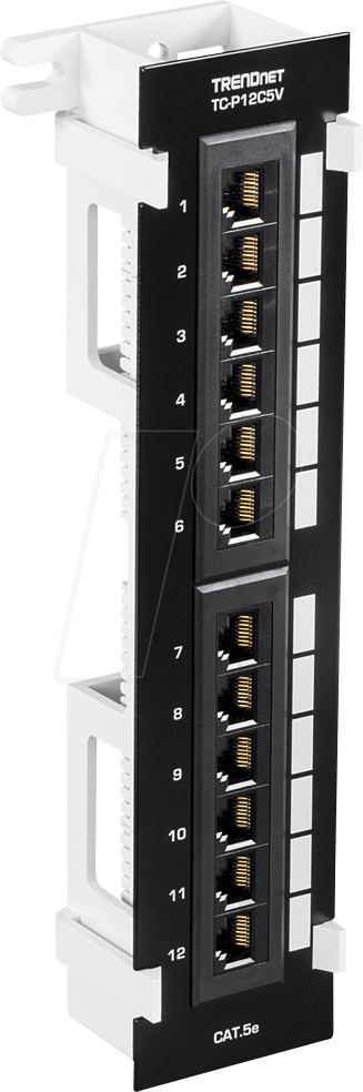 TRN TC-P12C5V - Patchpanel, 12-Port, Cat.5e