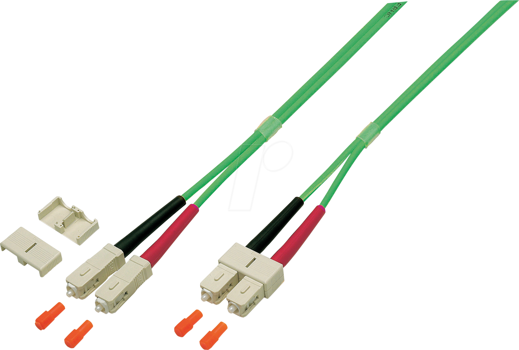 EFB O031810OM5 - Duplex Jumper SC-SC 50/125µ, OM5, limettengrün, 10 m