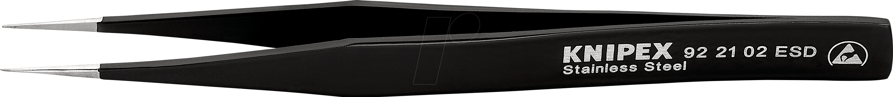 Thumbnail - KN 92 21 02 ESD - Universalpinzette ESD Edelstahl