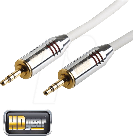 HDG AC0100-030 - Audio Kabel, 3,5 mm Stereo Klinkenstecker, 3 m
