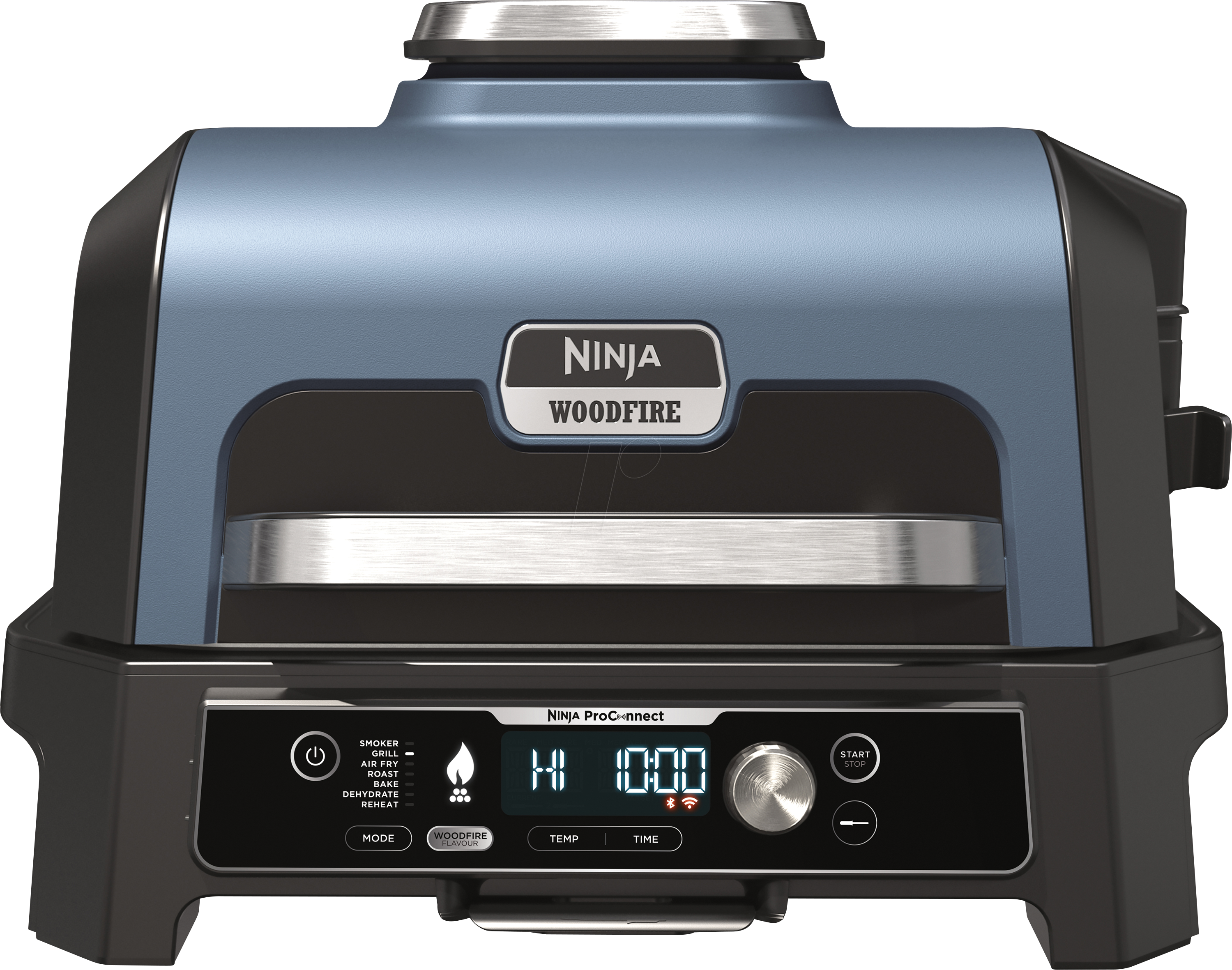 SN NINJA 76573 - Ninja Woodfire Pro Connect XL Elektrischer Outdoor Grill & Smoke