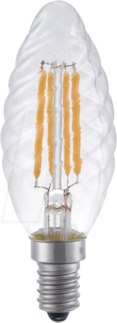 Thumbnail - SCHI X0238103091 - LED-Lampe E14, 4 W, 350 lm, 2200 K, Filament, dimmbar