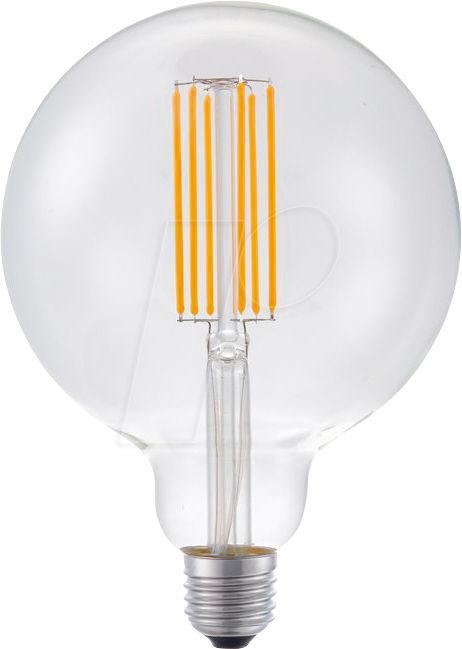 SCHI LF023825509 - E27 G125x180 470Lm 6.5W 922 L-Stöcke